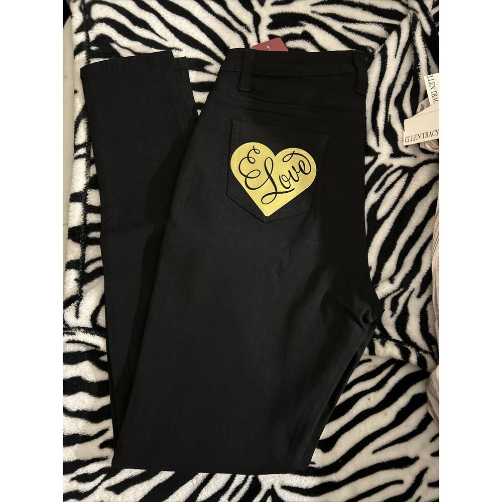 Women’s Ling Collections Skinny Jeans Black Stretch NWT 2xl